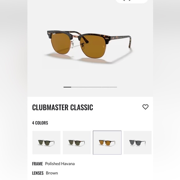 RayBan Clubmaster Classic Sunglasses - Picture 2 of 8
